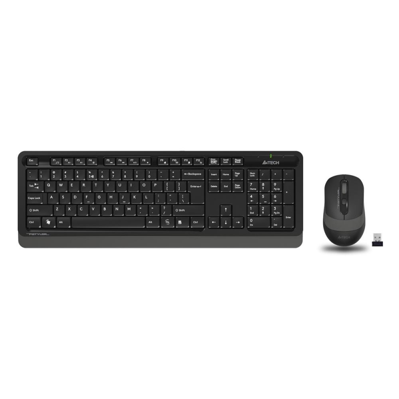 Набор клавиатура+мышь A4Tech Fstyler FG1010 черный/сер USB беспров Multime - фото 3