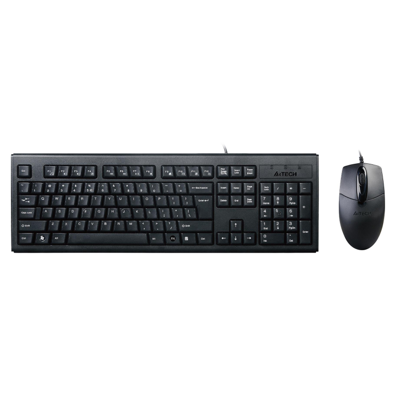 Набор клавиатура+мышь A4Tech KRS-8372 клав:черный мышь:черный USB - фото 1