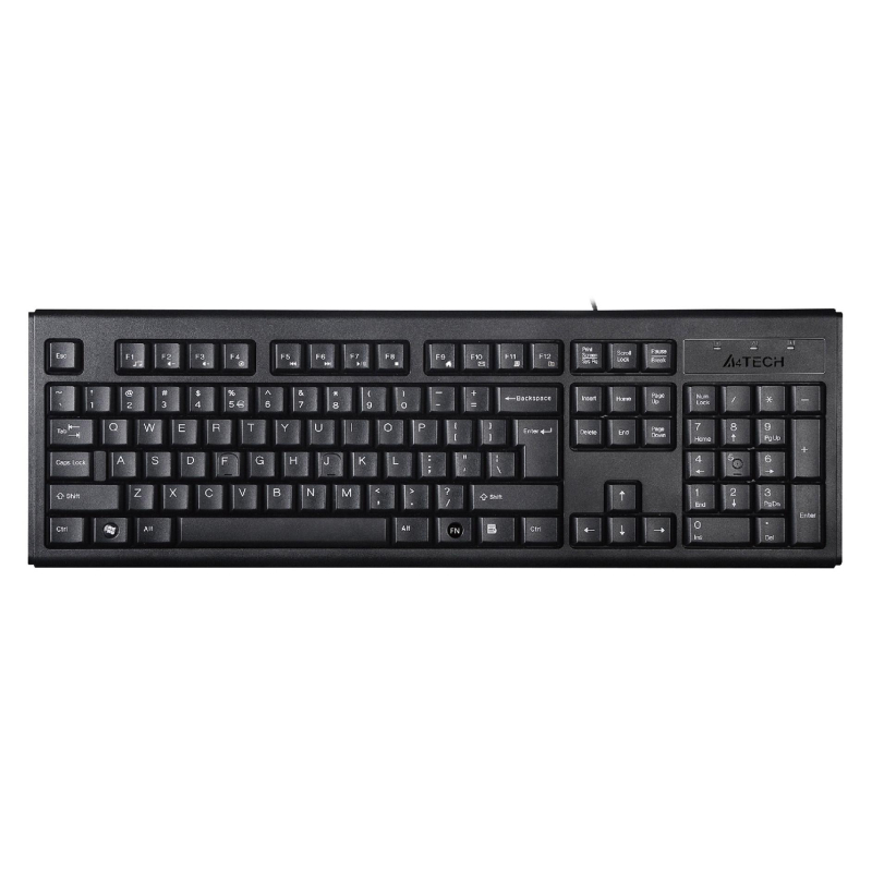Клавиатура A4Tech KR-83 черный USB (533406) - фото 1