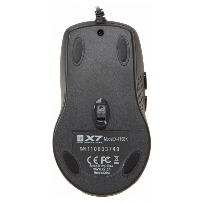 Мышь компьютерная A4Tech X-710BK чер опт (2000dpi) USB (7but) - фото 6