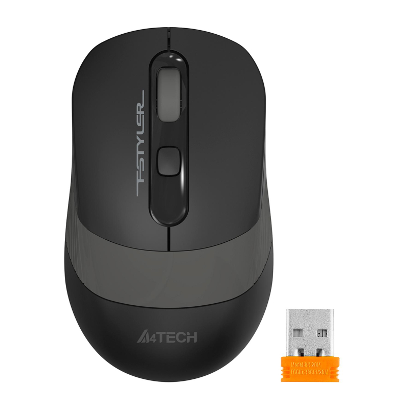 Мышь компьютерная A4Tech Fstyler FG10 чер/сер опт (2000dpi) беспровод USB - фото 4