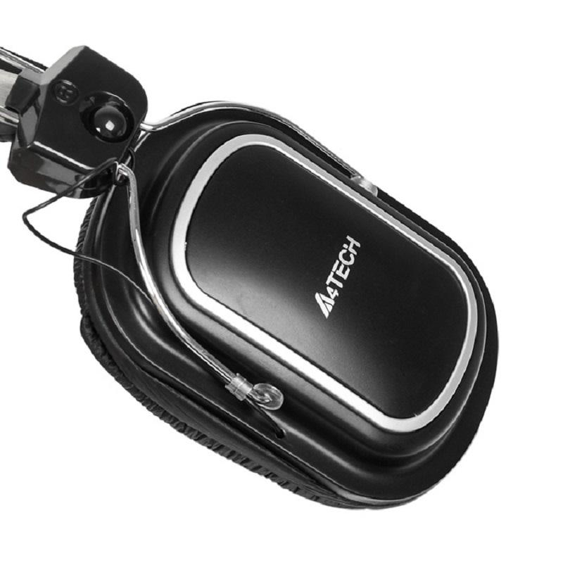 Гарнитура A4Tech HS-50 черный 2.4м мониторные - фото 3
