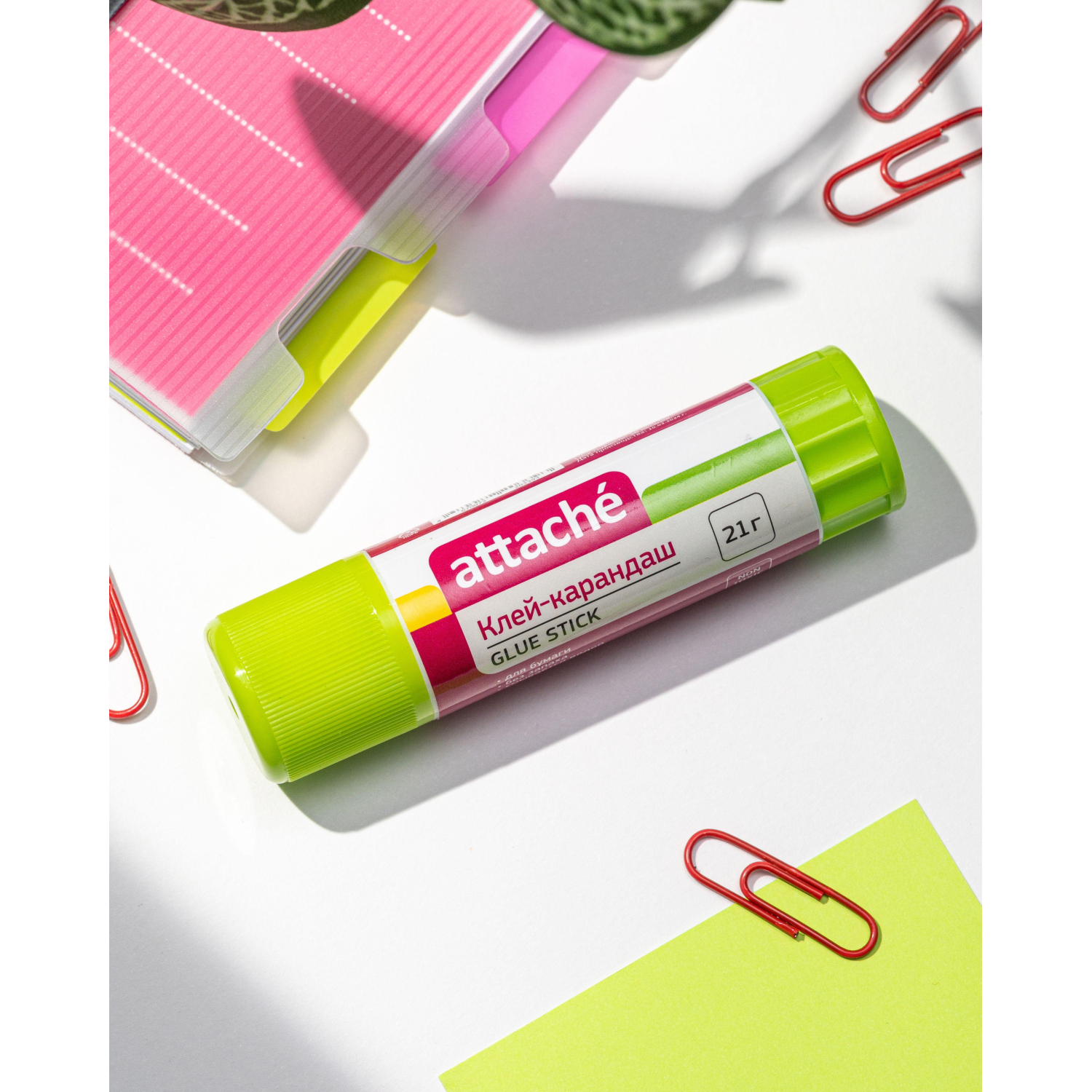 Клей-карандаш 21 г Attache - фото 9