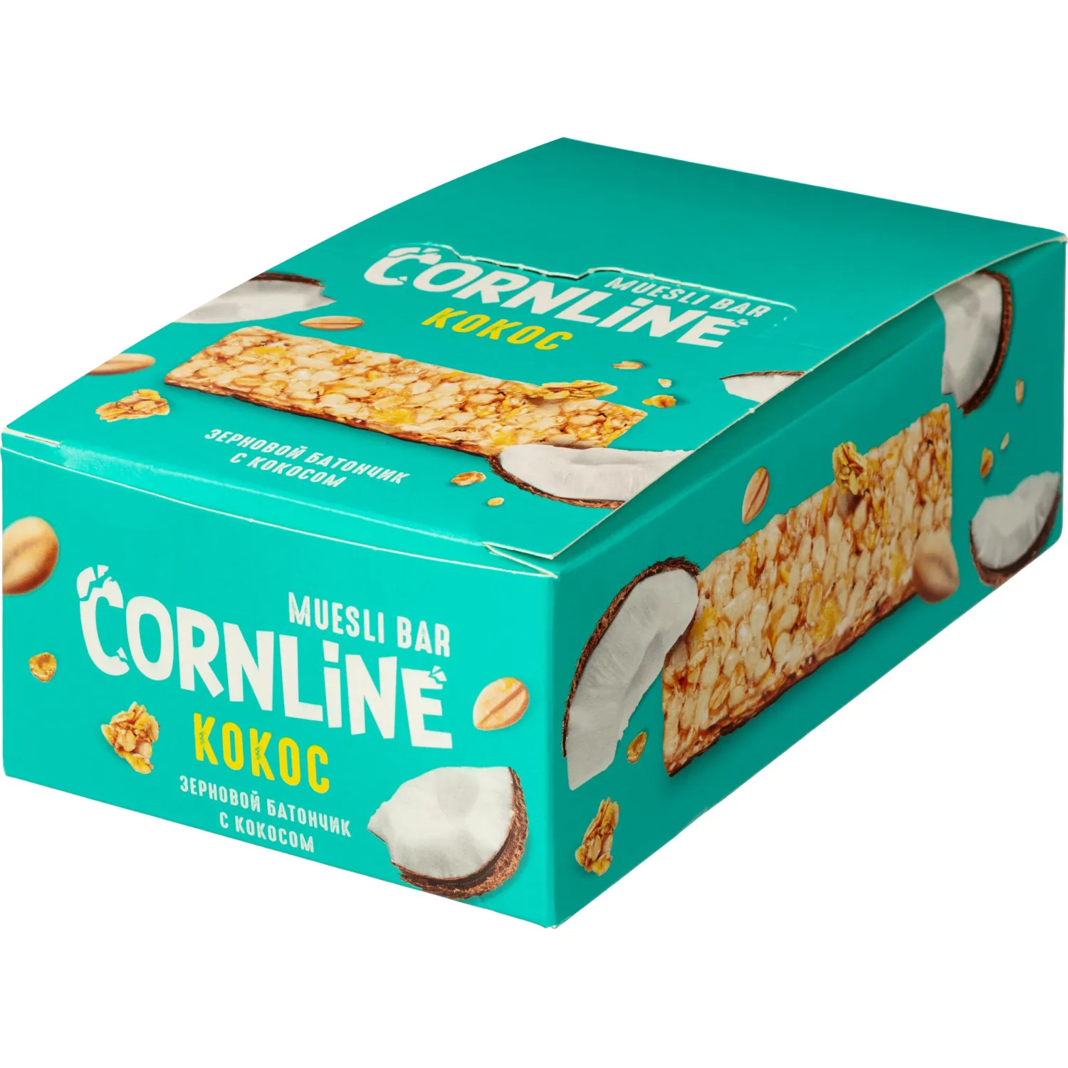 Батончик Cornline из цел злаков с кокосом и возд.рисом, 30гх18шт/уп (ВК247) - фото 2