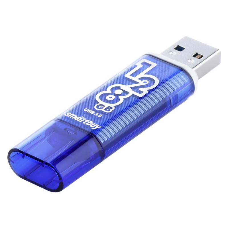 Флеш-память Smartbuy UFD 3.0 128GB Glossy Dark Blue (SB128GBGS-DB) - фото 1