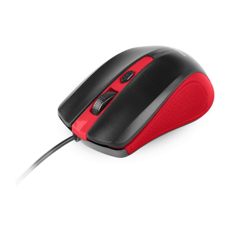 Мышь компьютерная Smartbuy ONE 352 провод, красно-черная (SBM-352-RK) / 100 - фото 1