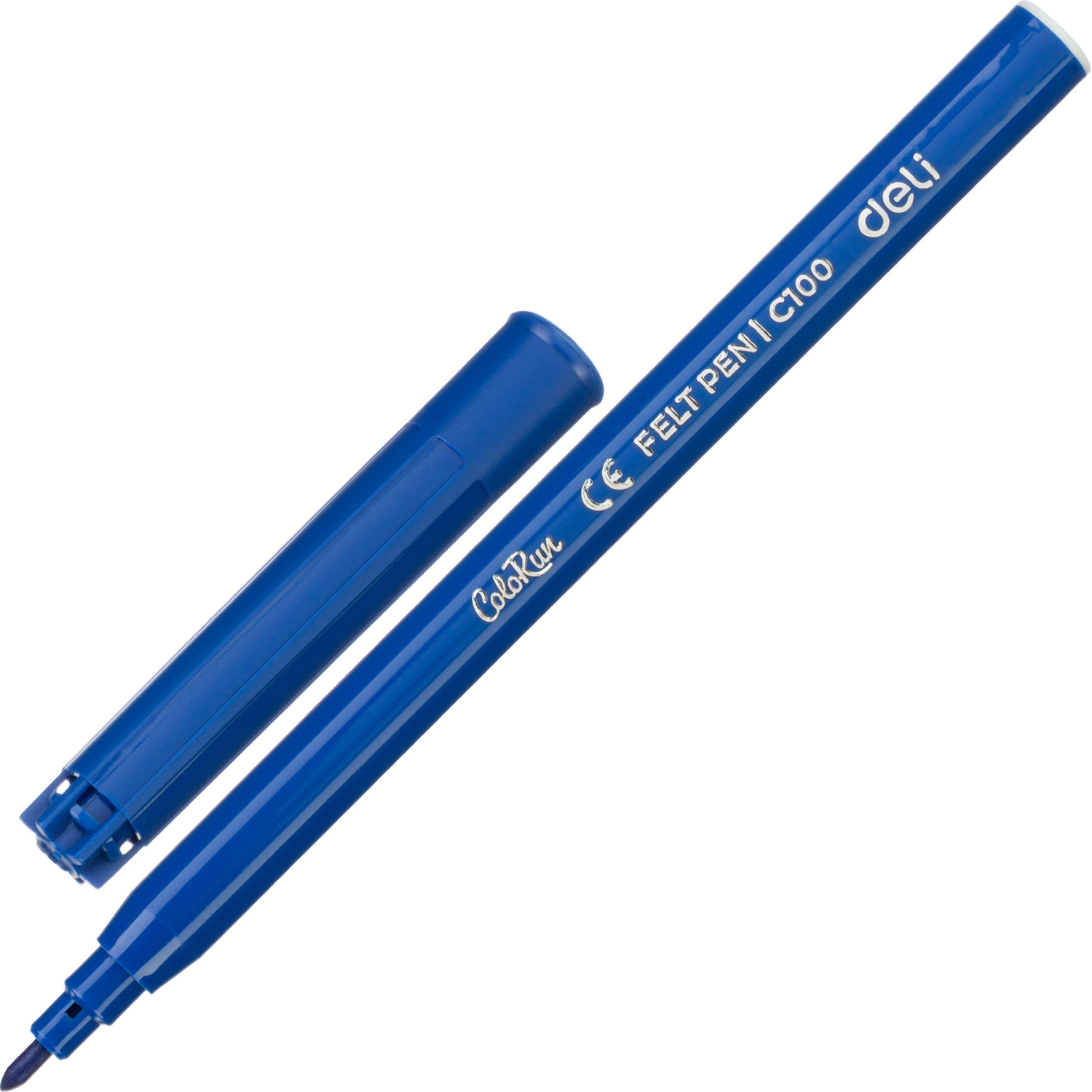 Фломастеры набор Deli  ColoRun вентилир. 12цв.пакет с европодвес., EC10003 - фото 4