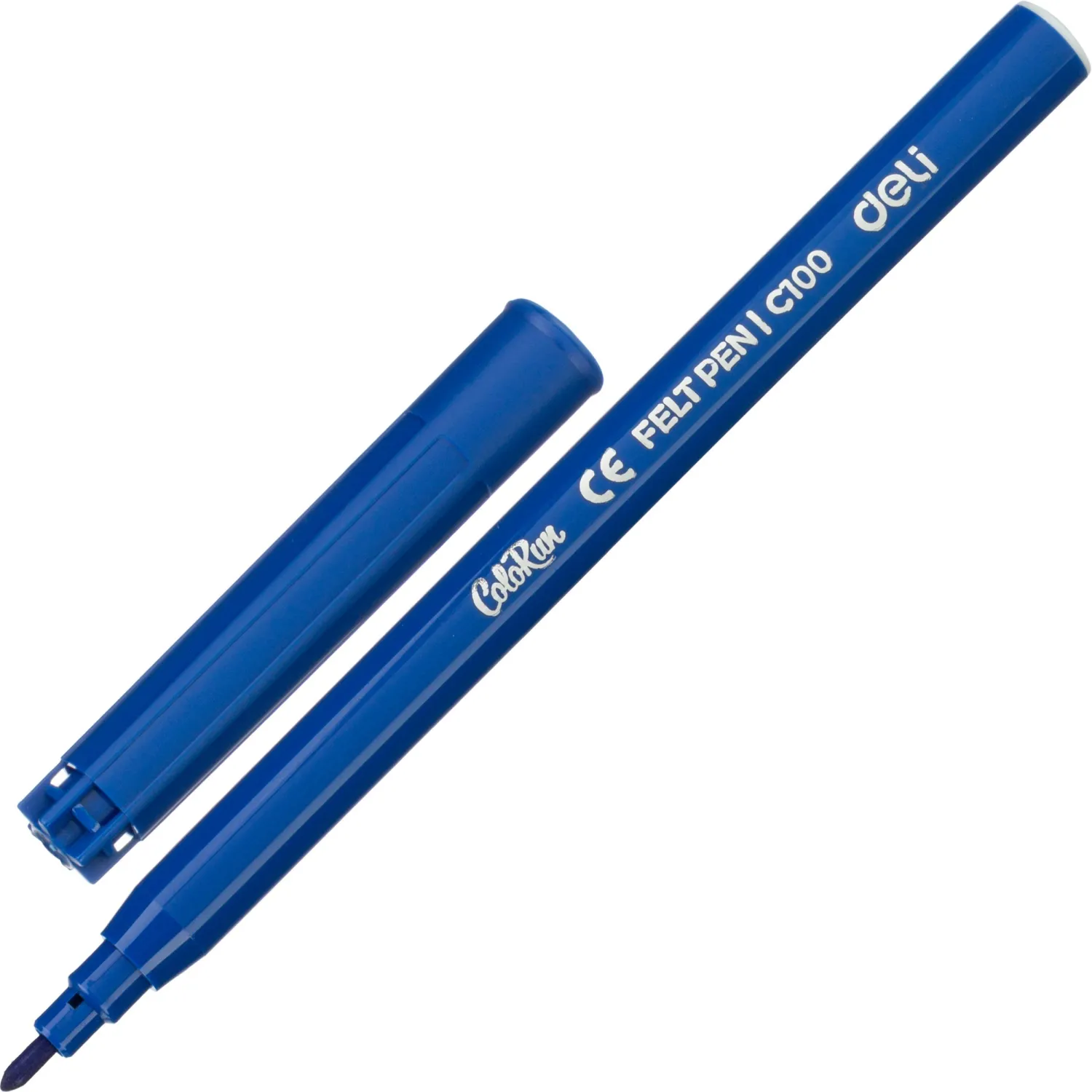 Фломастеры набор Deli  ColoRun вентилир. 18цв.пакет с европодвес., EC10013 - фото 4