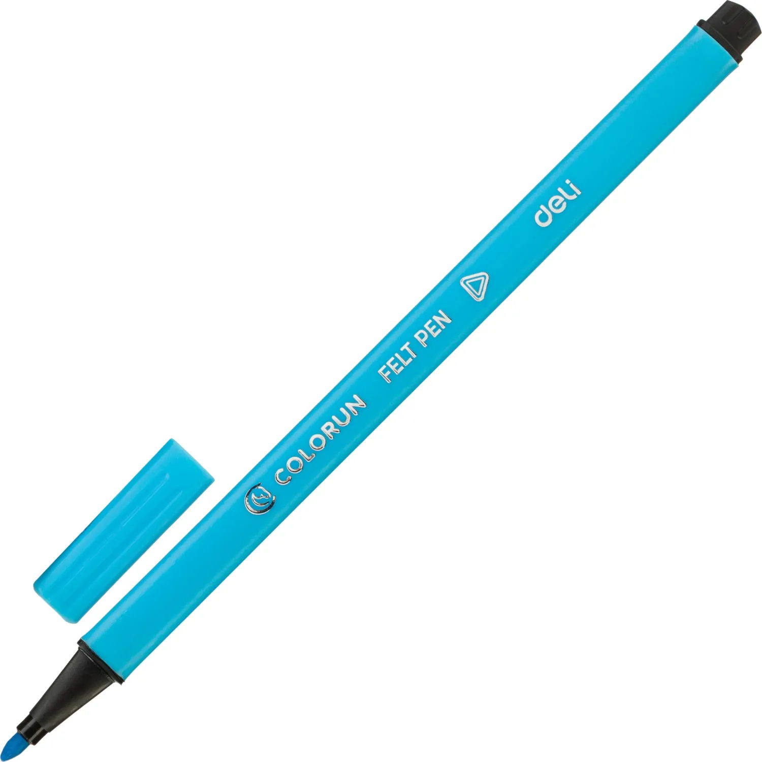 Фломастеры набор Deli ColoRun трехгр. вентилир.,смываемые12цв.пластик.туба - фото 4