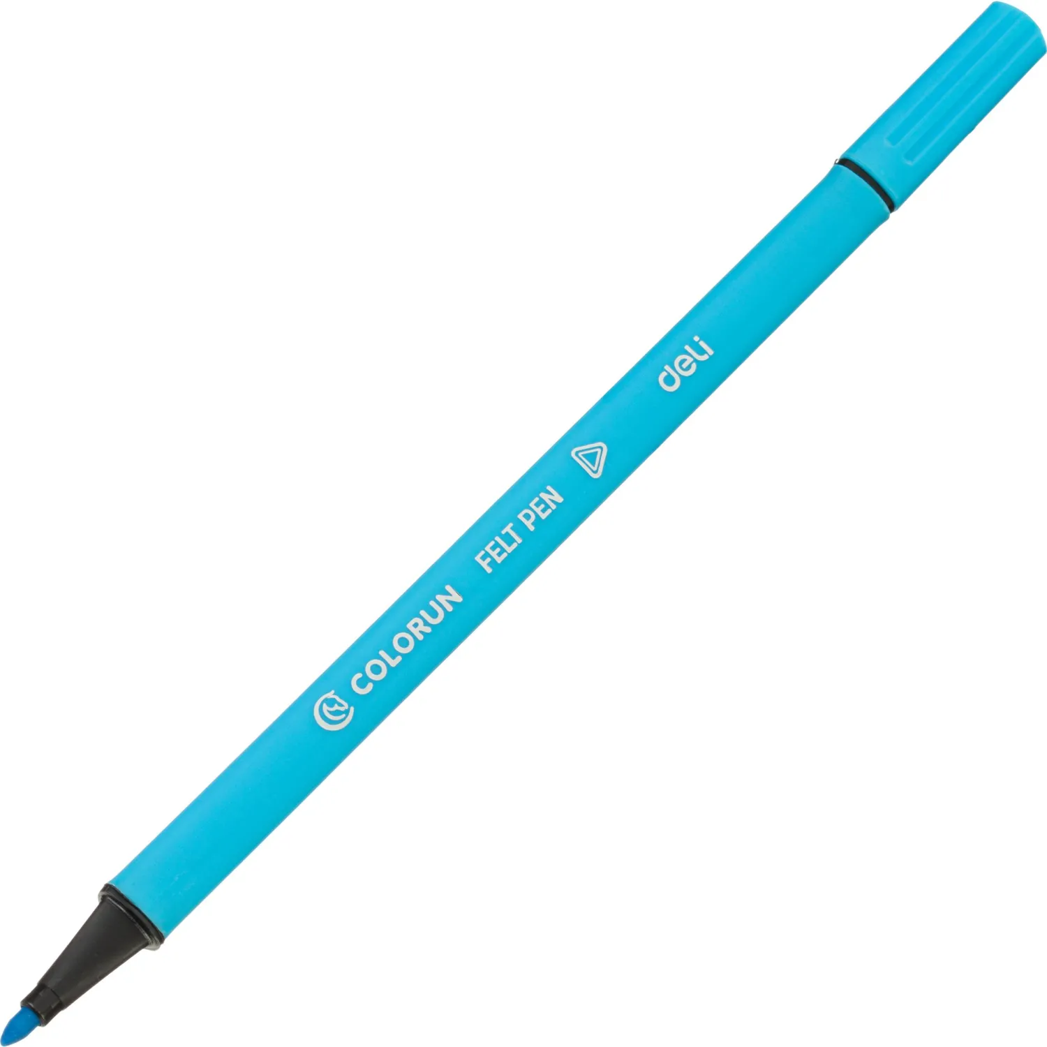 Фломастеры набор Deli ColoRun трехгр. вентилир.,смываемые12цв.пластик.туба - фото 5