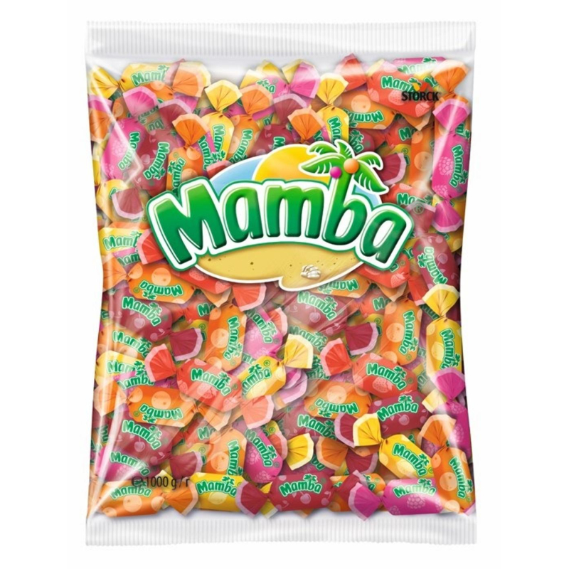 Конфеты жевательные Mamba Ассорти, 1кг - фото 1