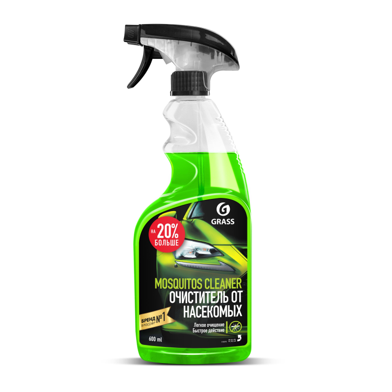 Профхим авто очиститель следов насекомых Grass/Mosquitos Cleaner, 0,6л_т/р - фото 1