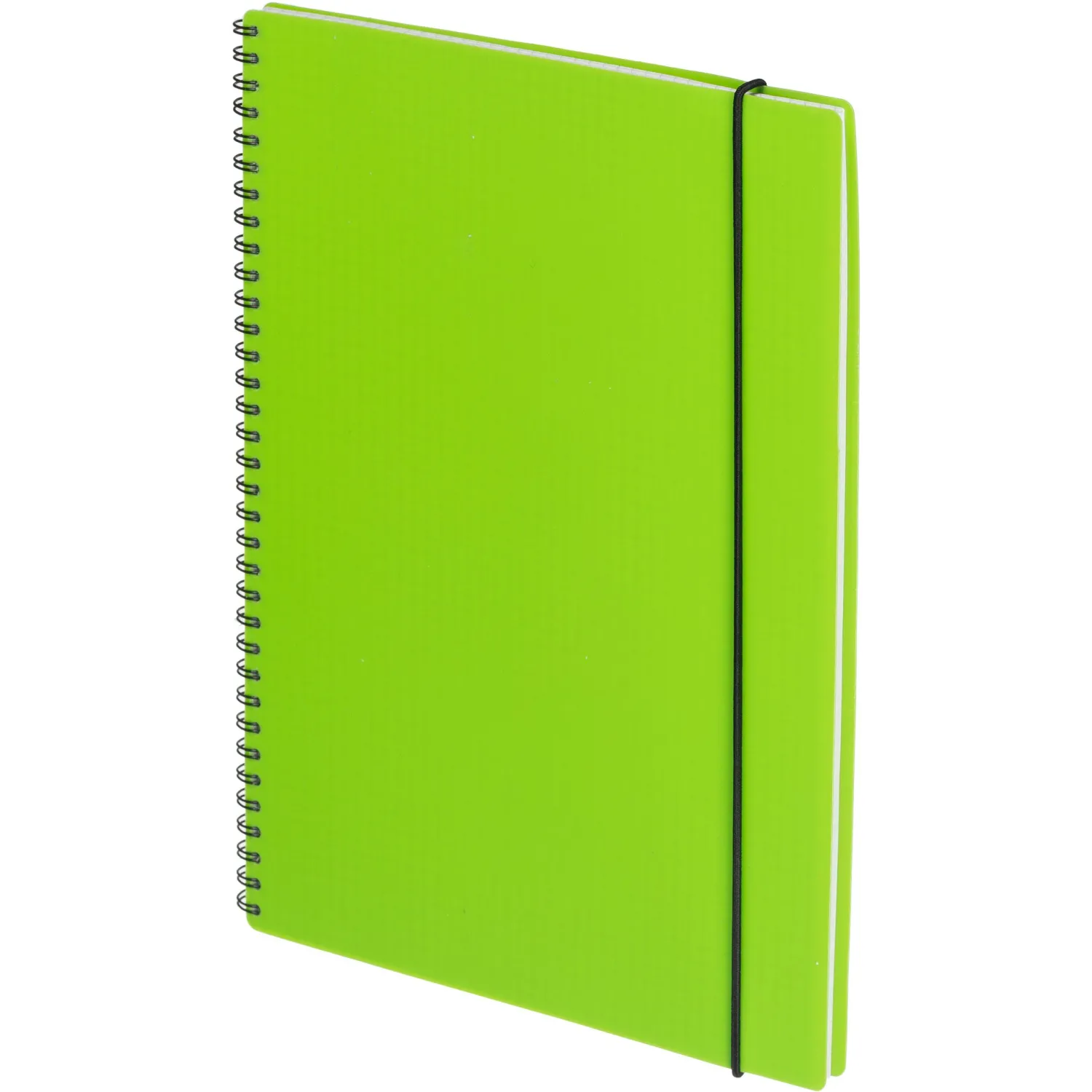 Бизнес-тетрадь Тетрадь Attache Neon А4 96л кл.спираль обл.пластик зеленый - фото 2