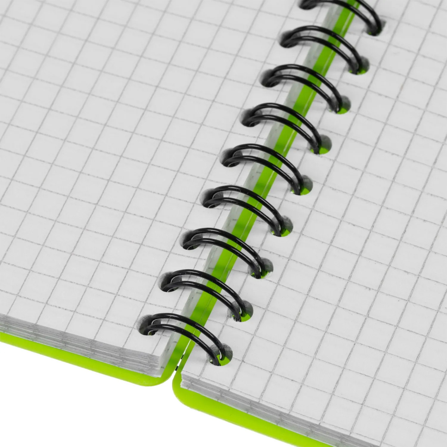 Бизнес-тетрадь Тетрадь Attache Neon А4 96л кл.спираль обл.пластик зеленый - фото 7