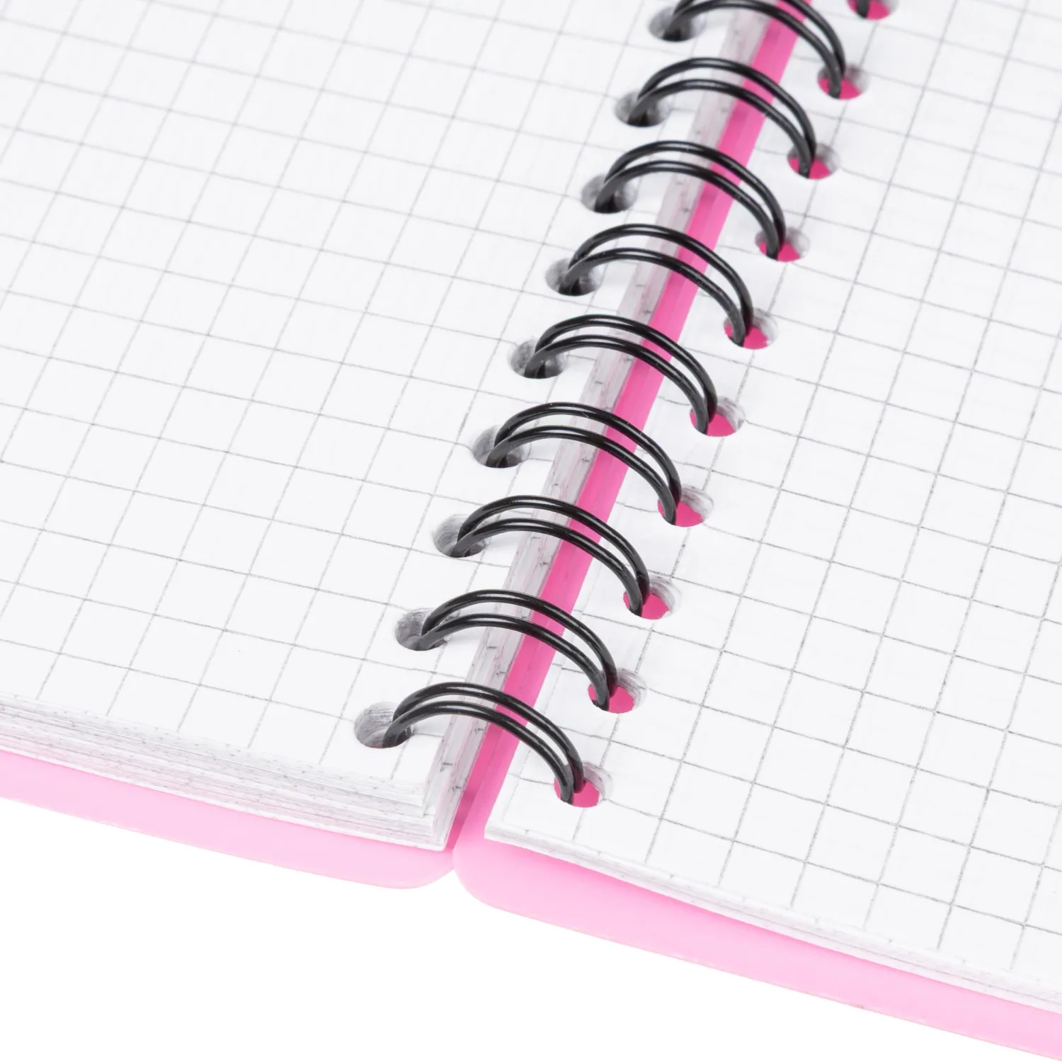 Бизнес-тетрадь Тетрадь Attache Neon А5 80л кл.спираль, обл.пластик, розовый - фото 8