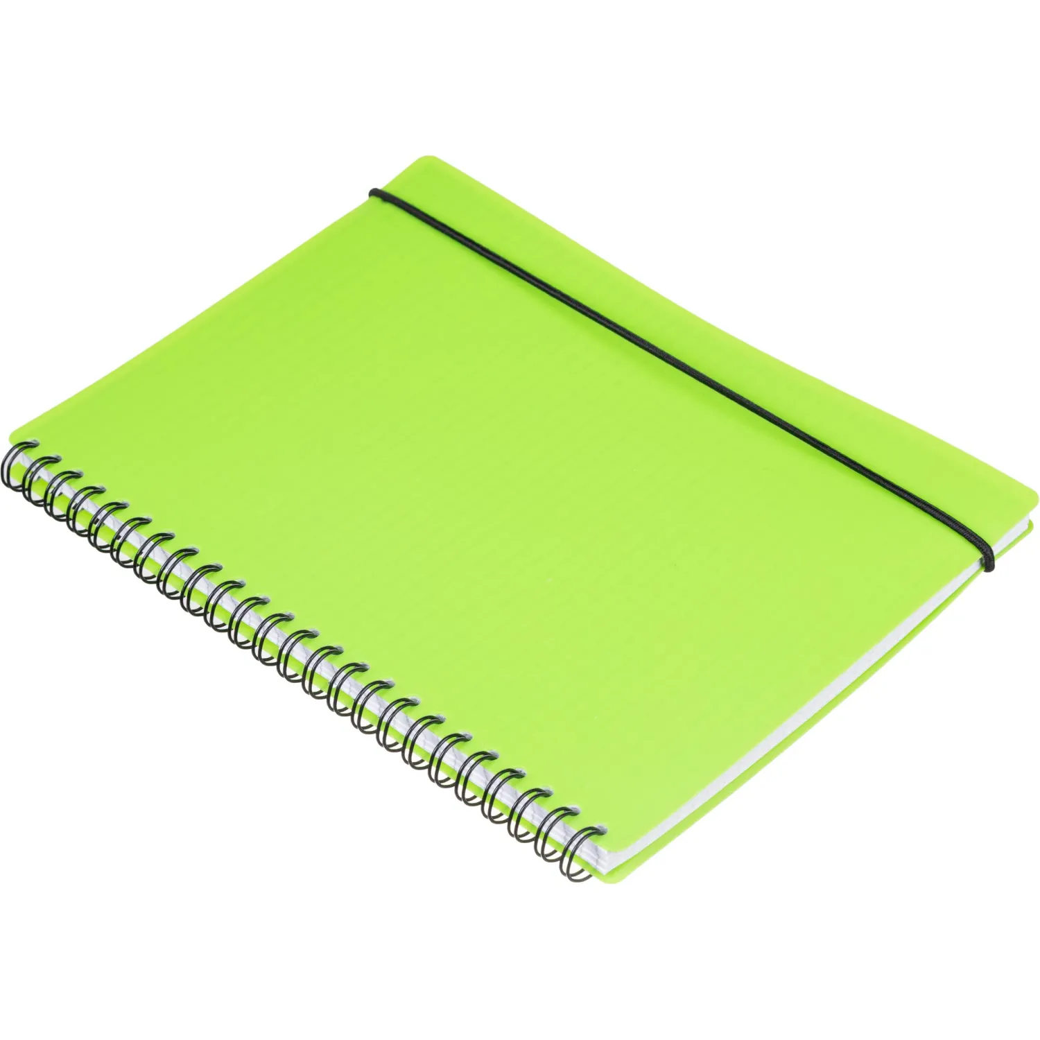 Бизнес-тетрадь Тетрадь Attache Neon А5 80л кл.спираль, обл.пластик, зеленый - фото 4
