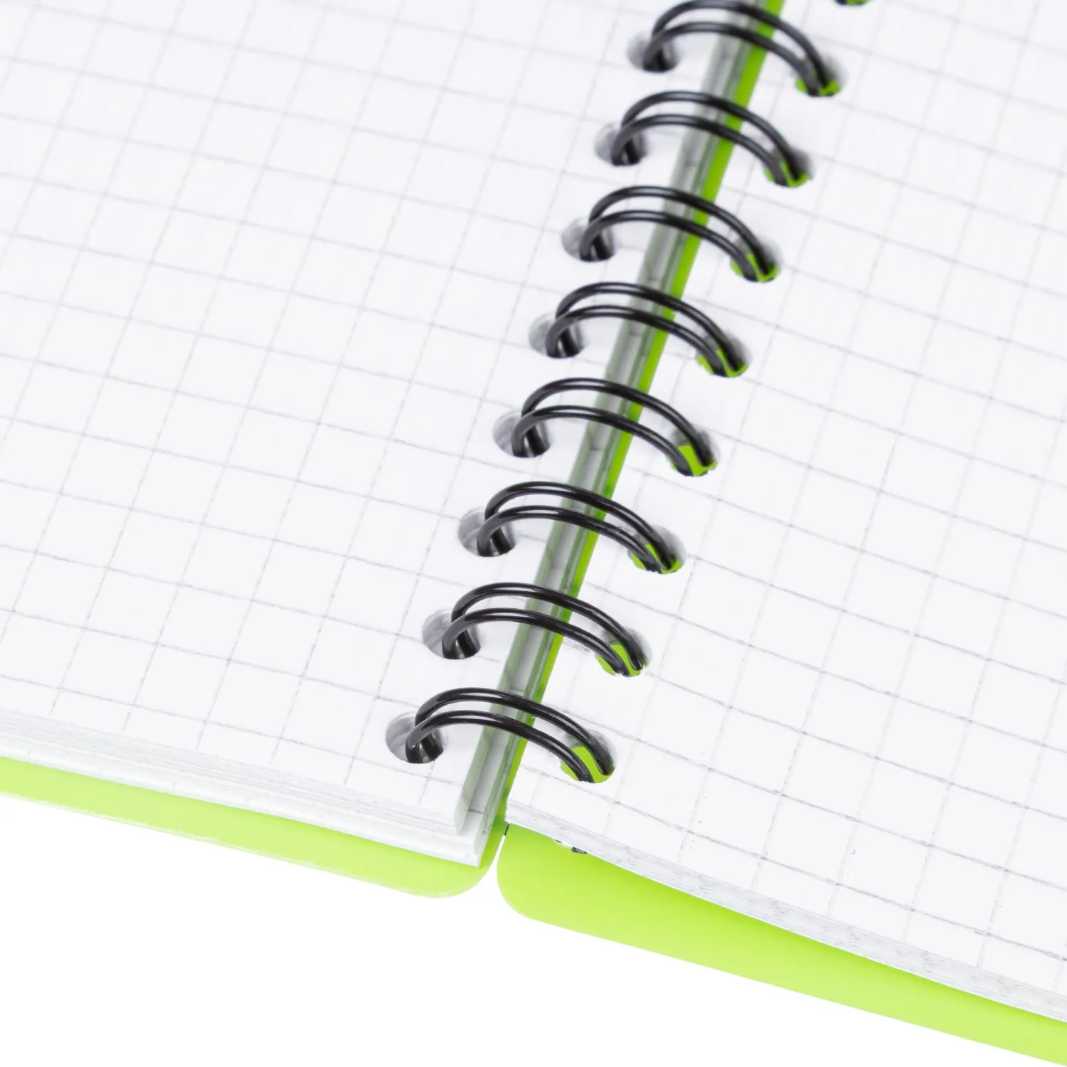 Бизнес-тетрадь Тетрадь Attache Neon А5 80л кл.спираль, обл.пластик, зеленый - фото 8