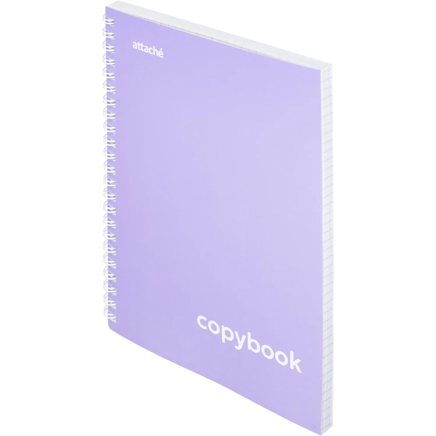 Бизнес-тетрадь Attache Акварель А5 80л  гребень картон фиолетовый - фото 2