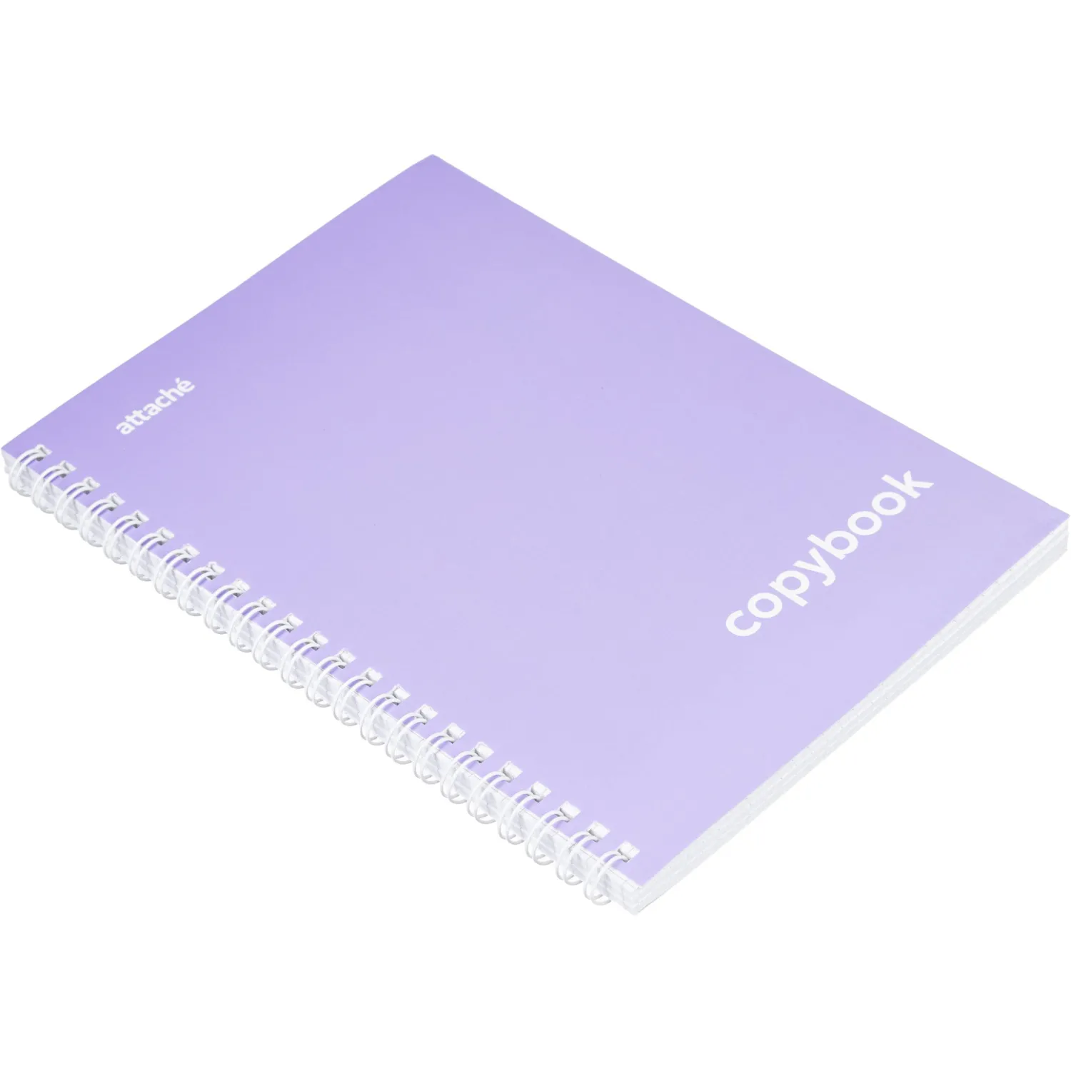 Бизнес-тетрадь Attache Акварель А5 80л  гребень картон фиолетовый - фото 4