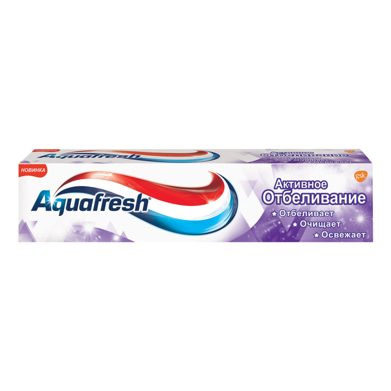 Зубная паста Aquafresh Активное отбеливание, для защиты от кариеса 100 мл - фото 2