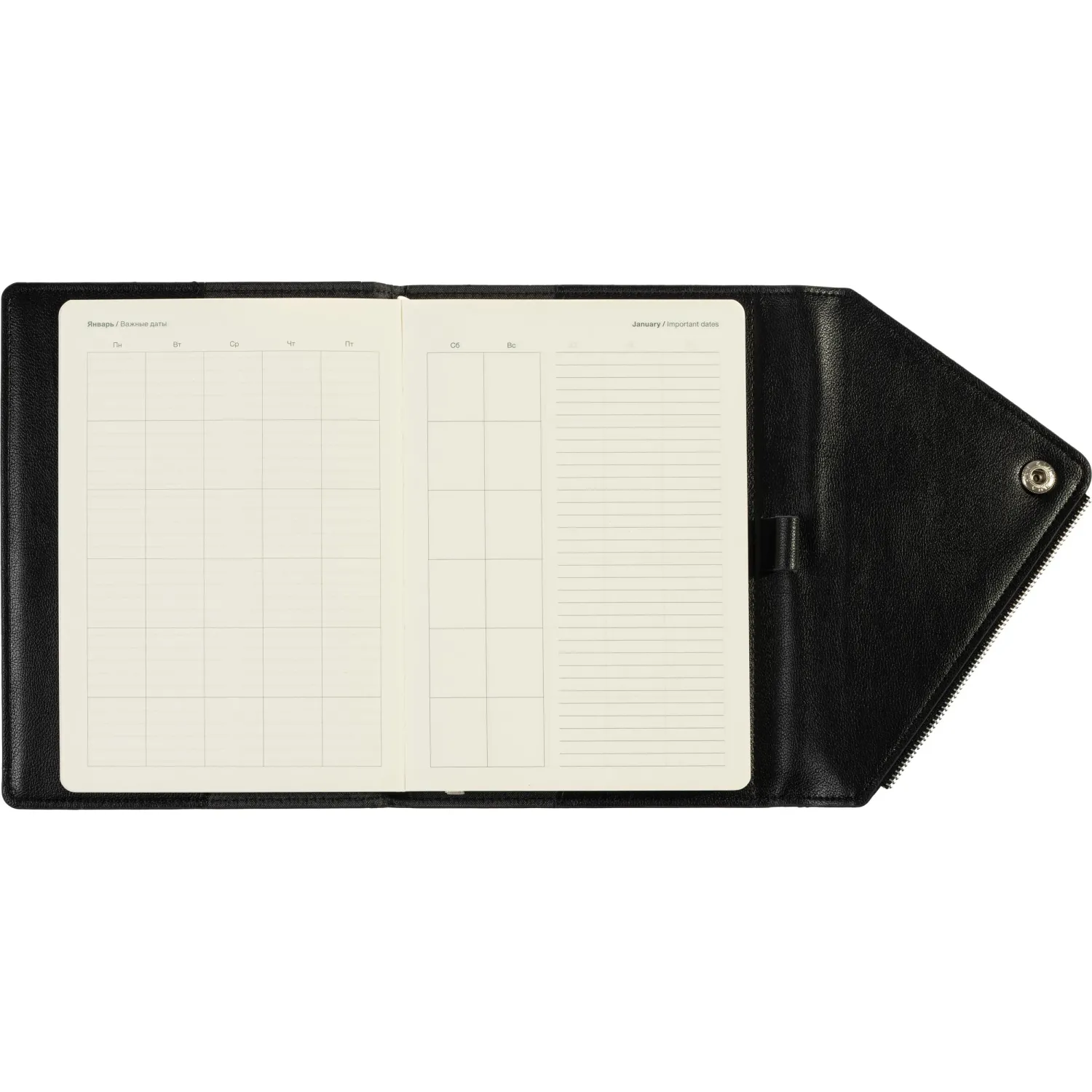 Ежедневник недатированный 140х200 мм, 320 с.  Grunge. I1188/black Ежедневник недатированный 140х200 мм, 320 с.  Grunge. I1188/black - фото 12
