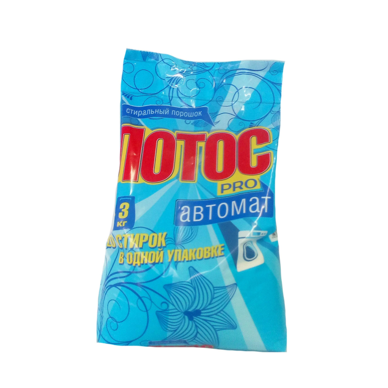 Порошок стиральный ЛОТОС PRO автомат 3кг - фото 1
