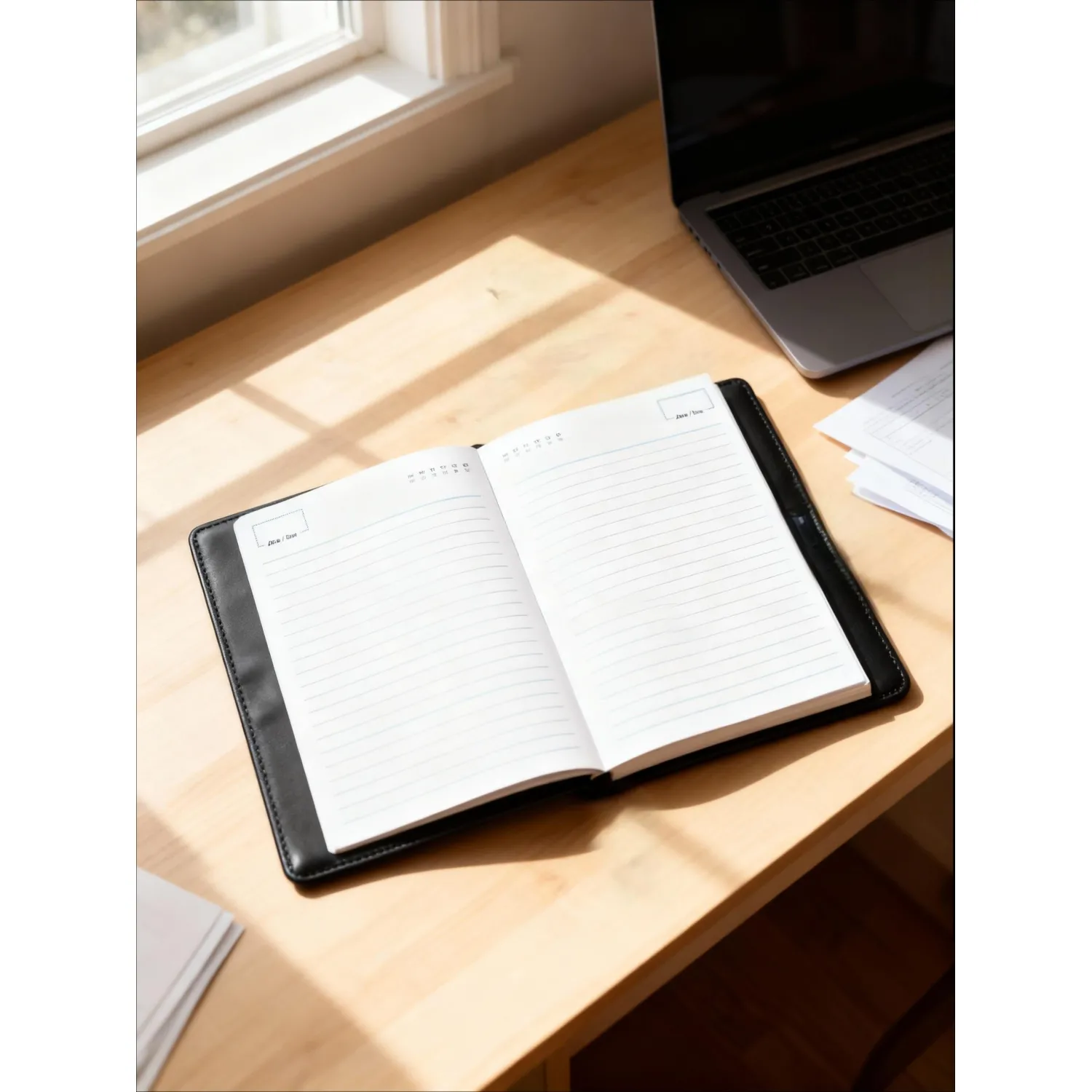 Ежедневник недатированный черный, А5 136 л., Dairy, ATTACHE - фото 20