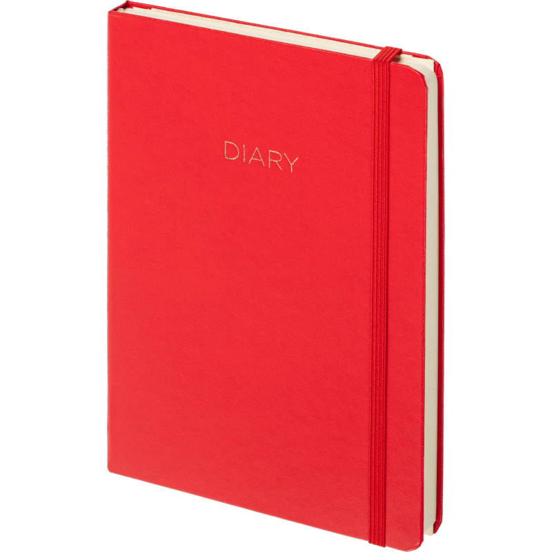 Ежедневник недатированный красный, А5 136 л., Diary, ATTACHE - фото 1