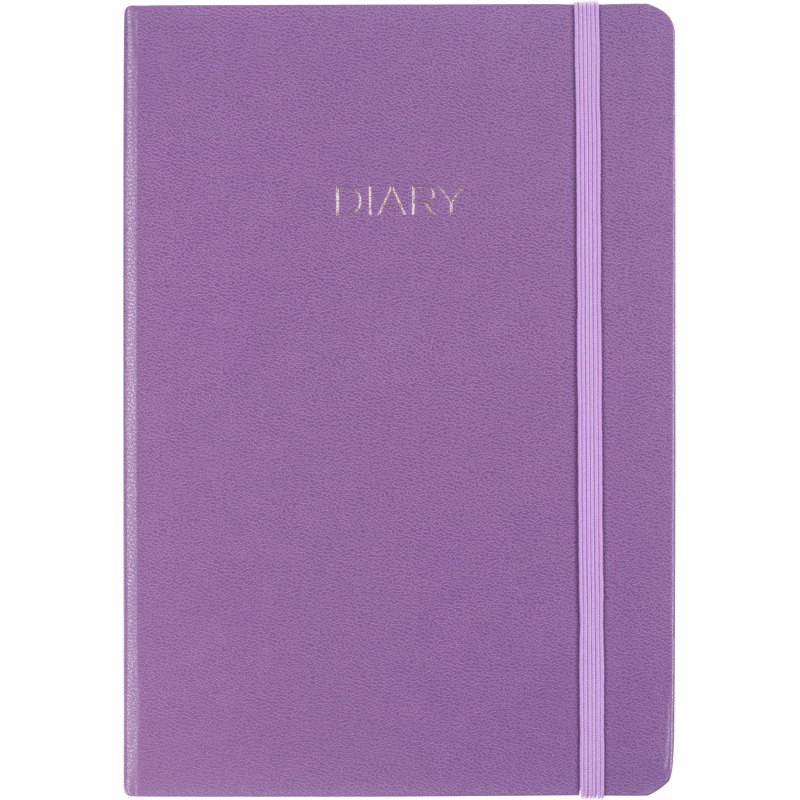 Ежедневник недатированный сиреневый, А5 136 л., Diary, ATTACHE - фото 2