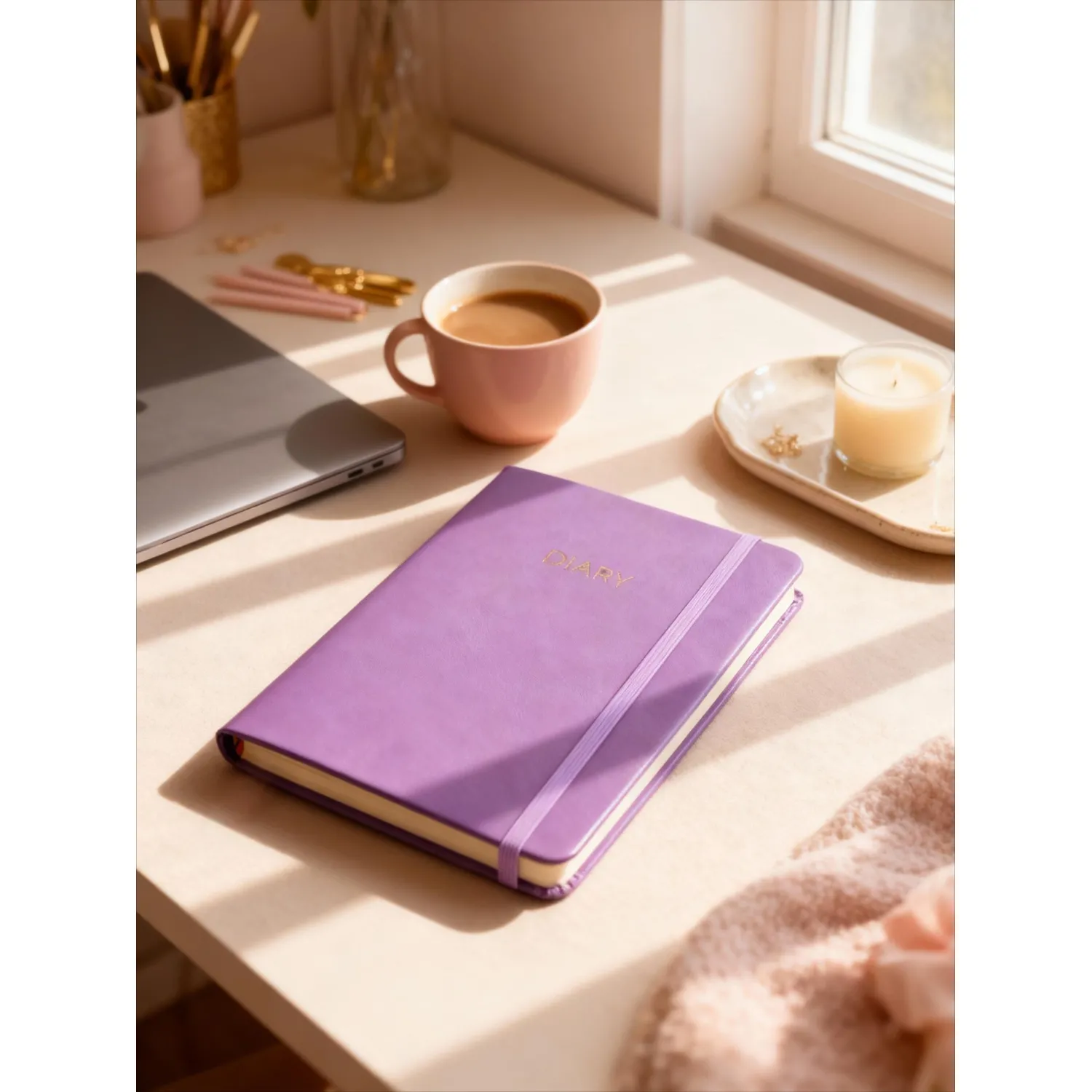 Ежедневник недатированный сиреневый, А5 136 л., Diary, ATTACHE - фото 19