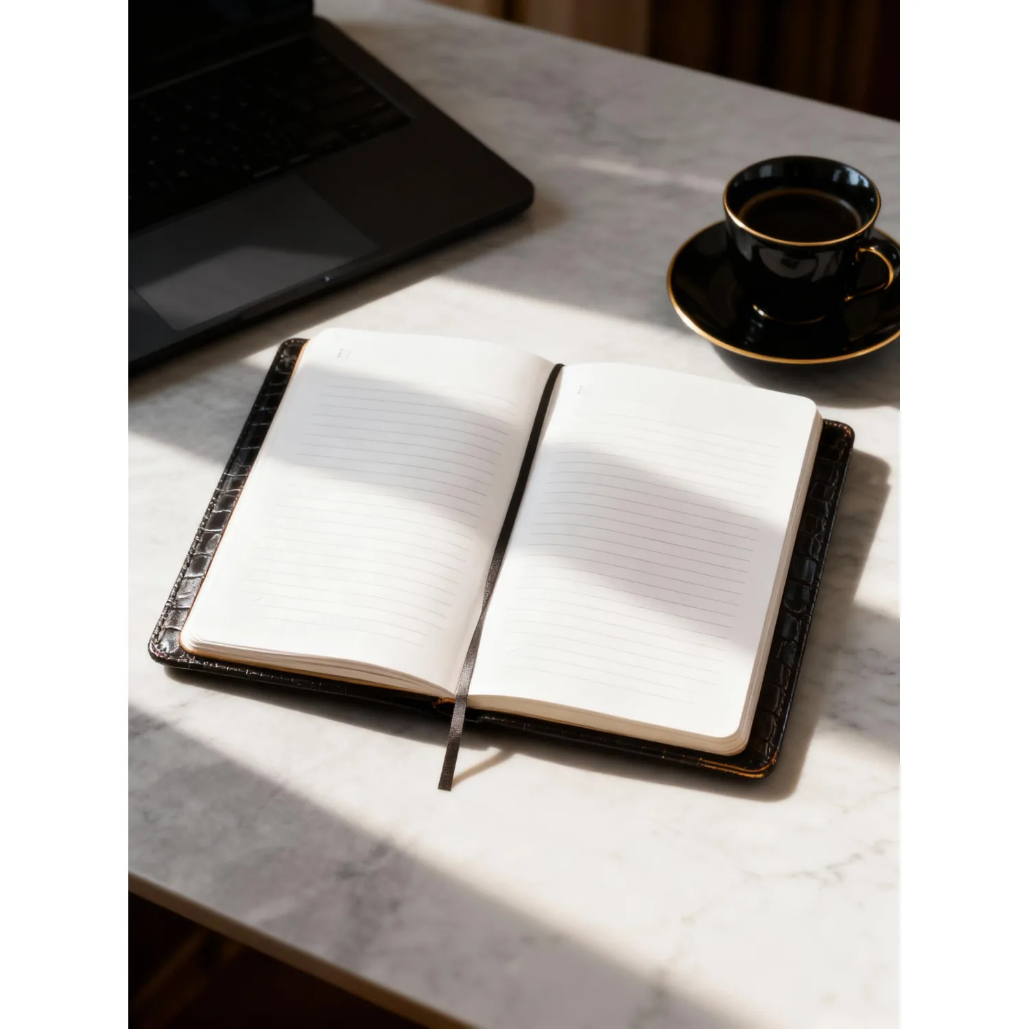 Ежедневник недатированный черный, рептилия, А5 136 л., ATTACHE - фото 17