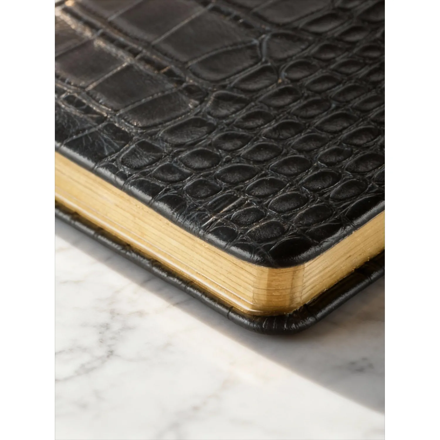 Ежедневник недатированный черный, рептилия, А5 136 л., ATTACHE - фото 18