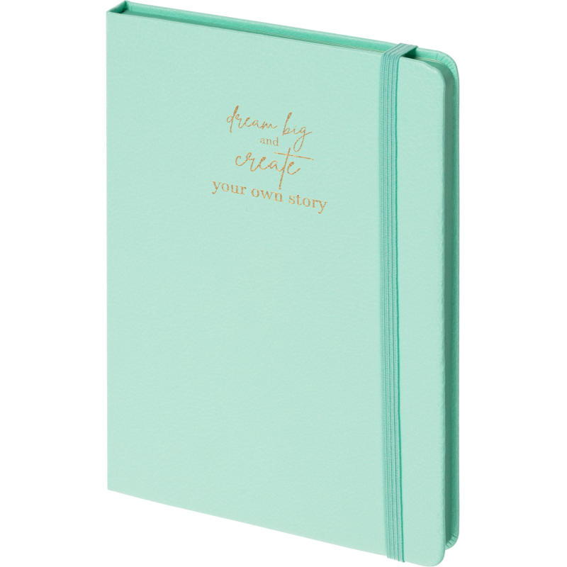 Ежедневник недатированный мятный, А5 136 л., Story, ATTACHE - фото 1