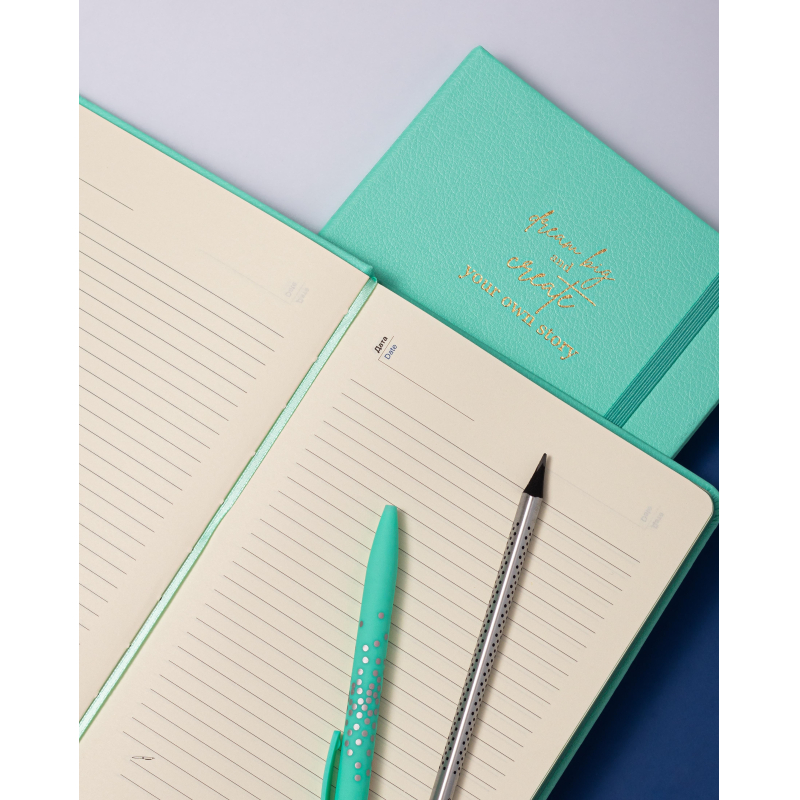 Ежедневник недатированный мятный, А5 136 л., Story, ATTACHE - фото 19