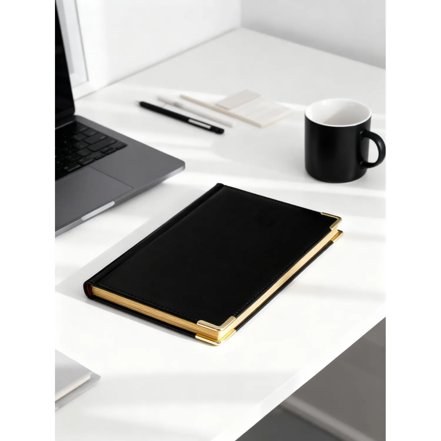 Ежедневник недатированный А5+, 145х205,Sidney Nebraska,чер,з.уг 3-128/17 - фото 21