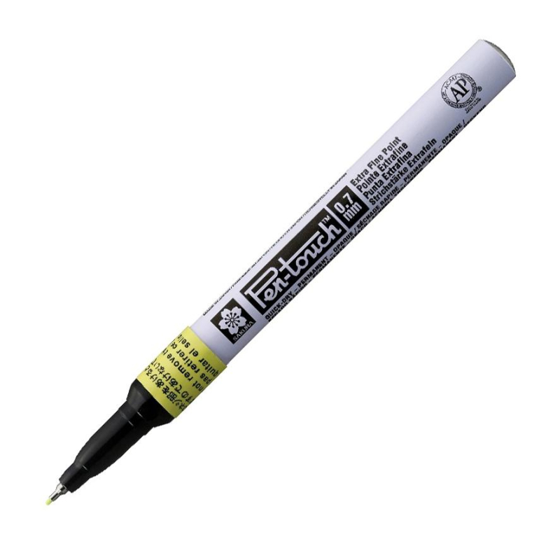 Маркер лаковый Sakura Pen-Touch 0,7 мм желтый XPSKA302 - фото 1