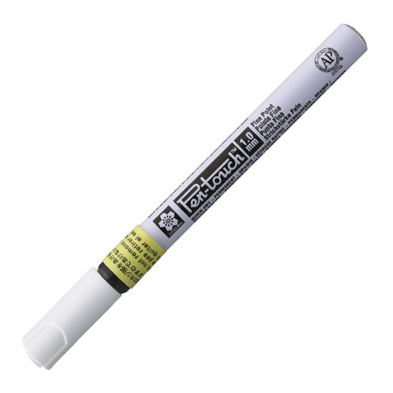 Маркер лаковый Sakura Pen-Touch 1 мм желтый XPMKA302 - фото 2