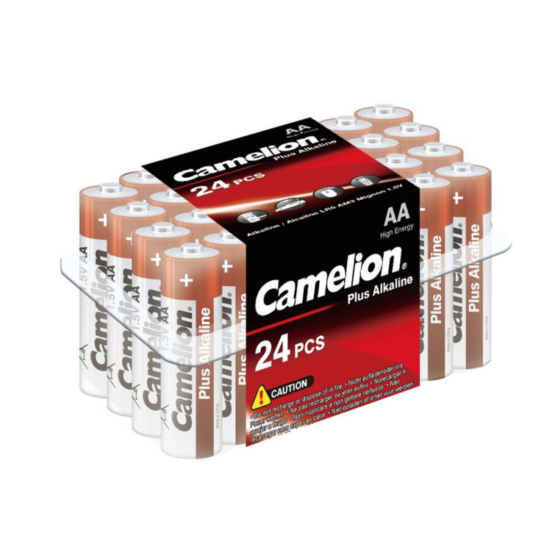 Батарейка Camelion AA/LR 6 Plus Alkaline PB-24 1.5В (24 шт в уп.) - фото 1