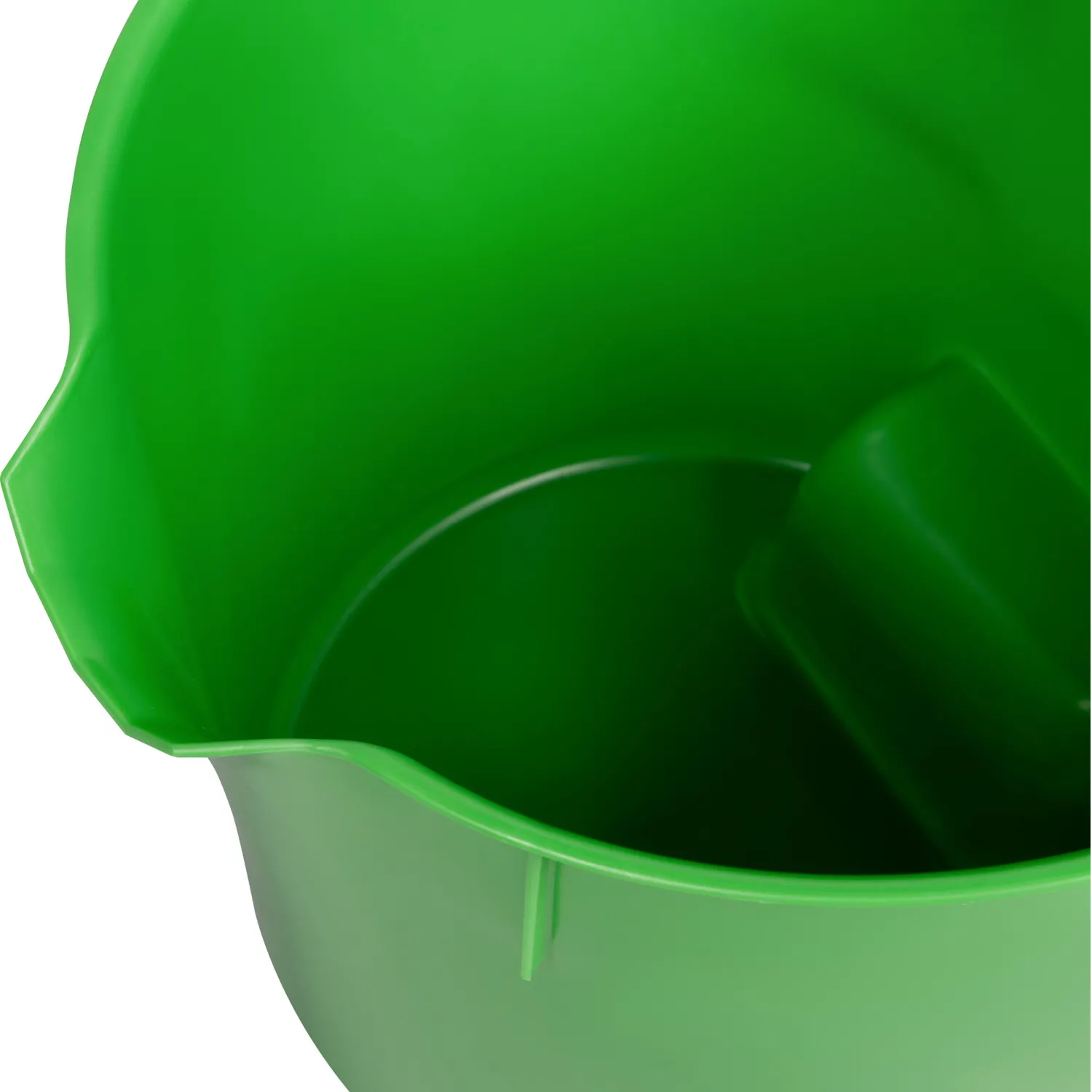 Ведро FBK 9л противоударное с армир пластик ручкой зеленое 80102-5 - фото 4