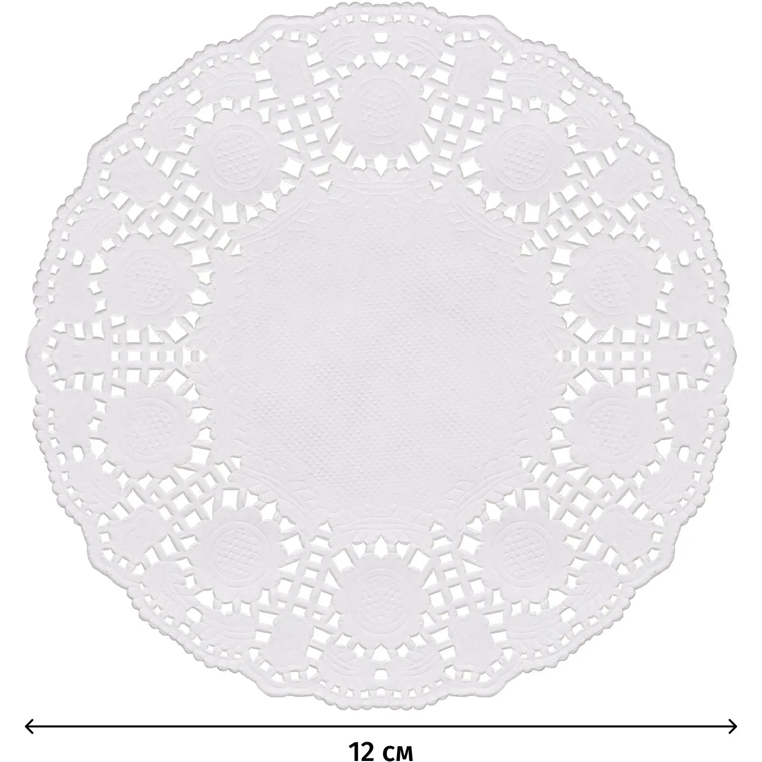 Салфетки ажурные Гуслица бумажные D12см 250шт/уп - фото 2