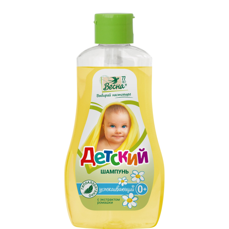 Шампунь детский с экстрактом ромашки ВЕСНА 280гр 7106 - фото 1