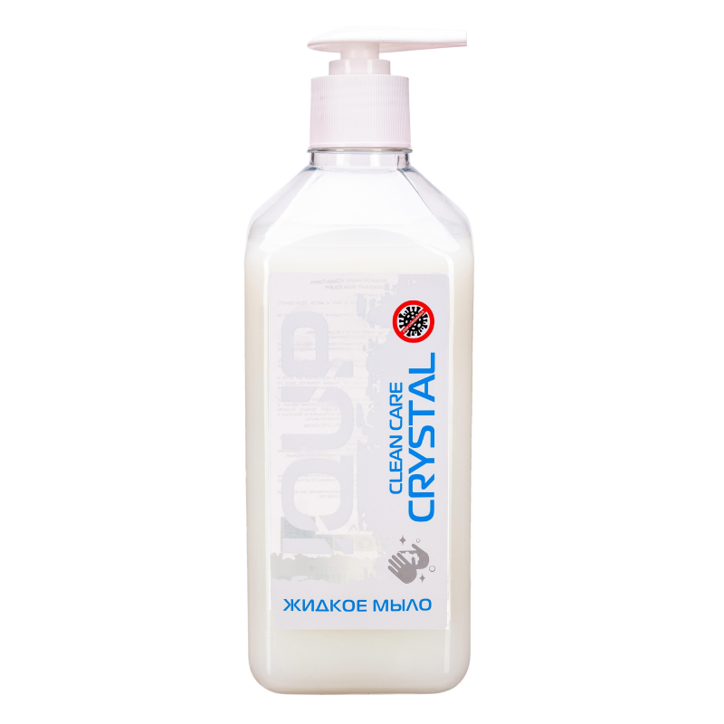 Мыло жидкое IQUP Clean Care Crystal ПЭТ помпа-дозатор 1л - фото 1