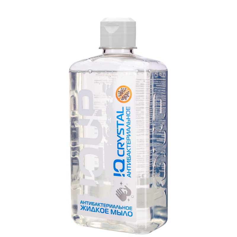 Мыло жидкое IQUP Clean Care Luxe антибактериальн флип-топ ПЭТ 0,5л прозрач - фото 2
