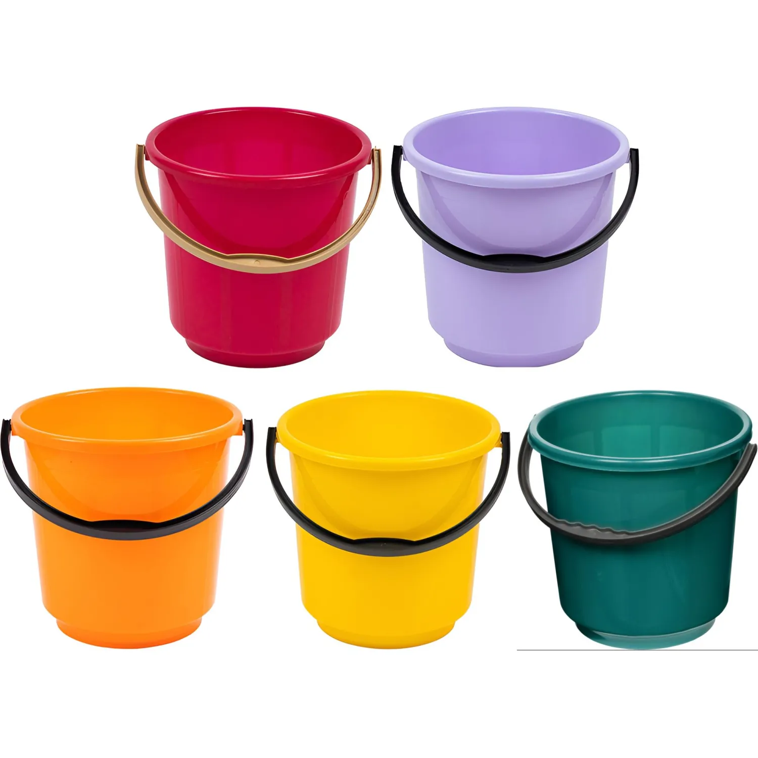 Ведро пластмассовое б/крышки 10л цвет в ассортименте Россия Ведро пластмассовое б/крышки 10л цвет в ассортименте Россия - фото 2