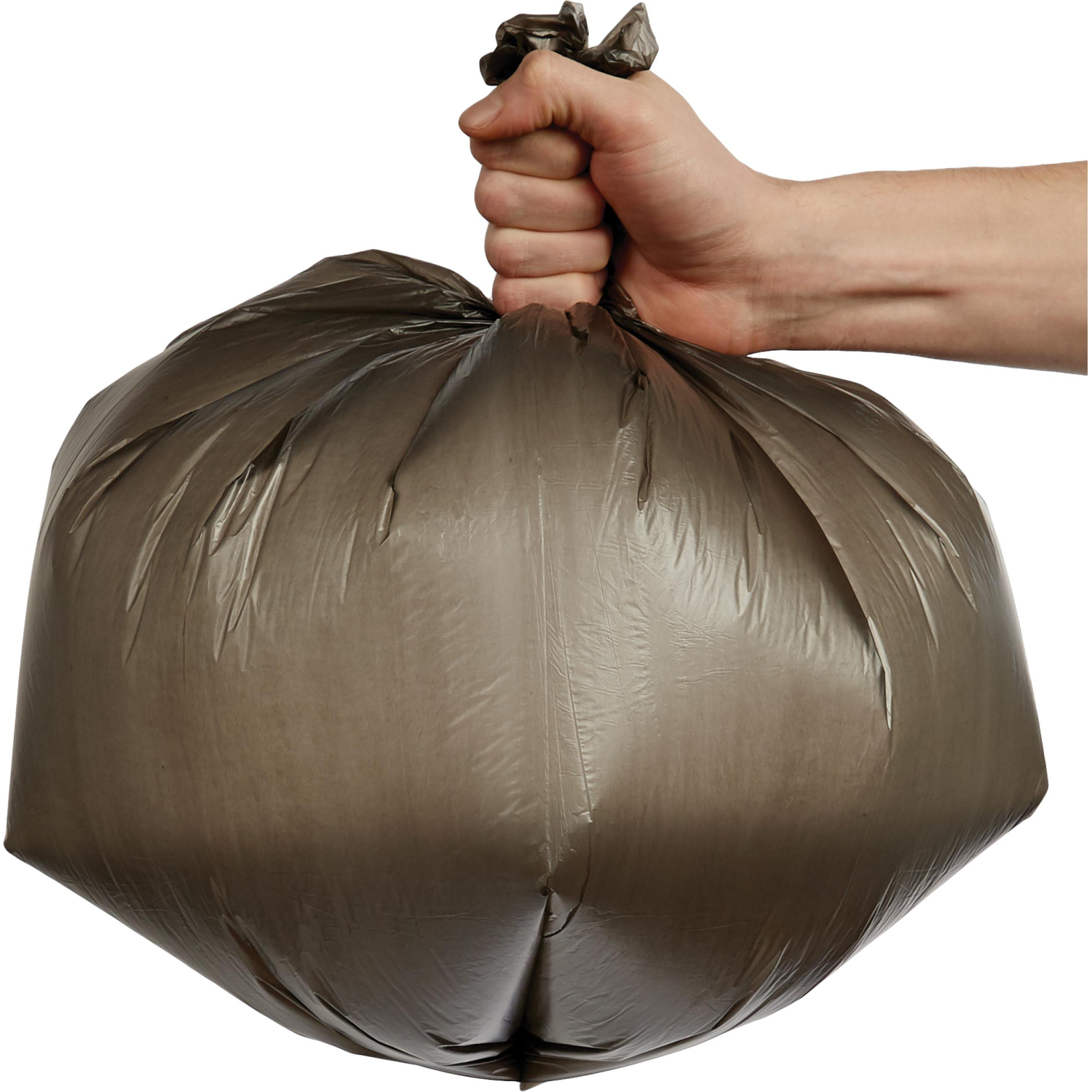 Мешки для мусора ПНД 30л 10мкм 30шт/рул черные 48х58см Luscan - фото 3