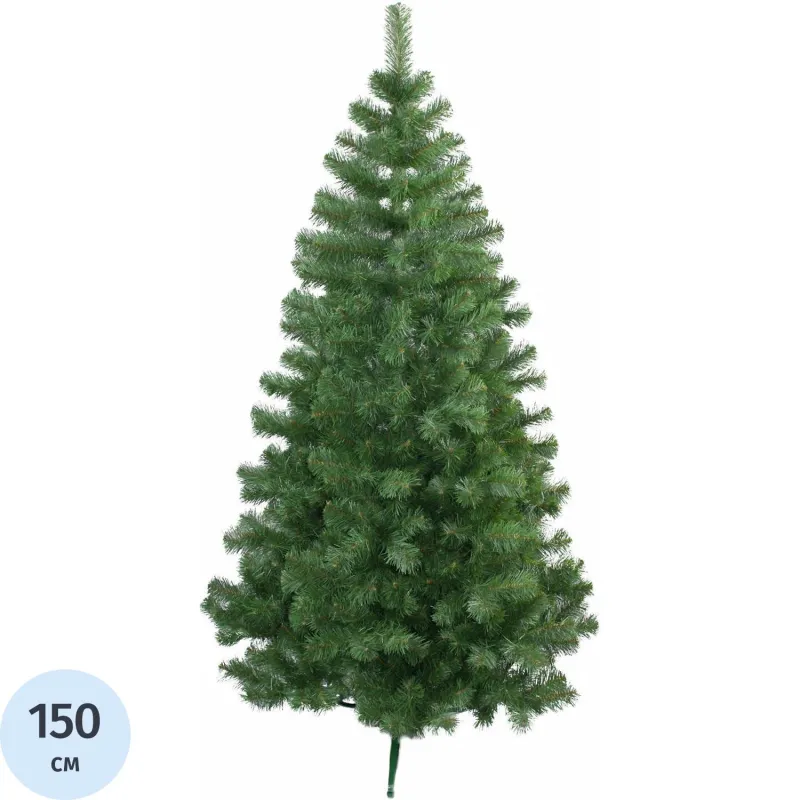 Елка искусственная Луиза 1,5 м ПВХ, зеленая E3615 - фото 1