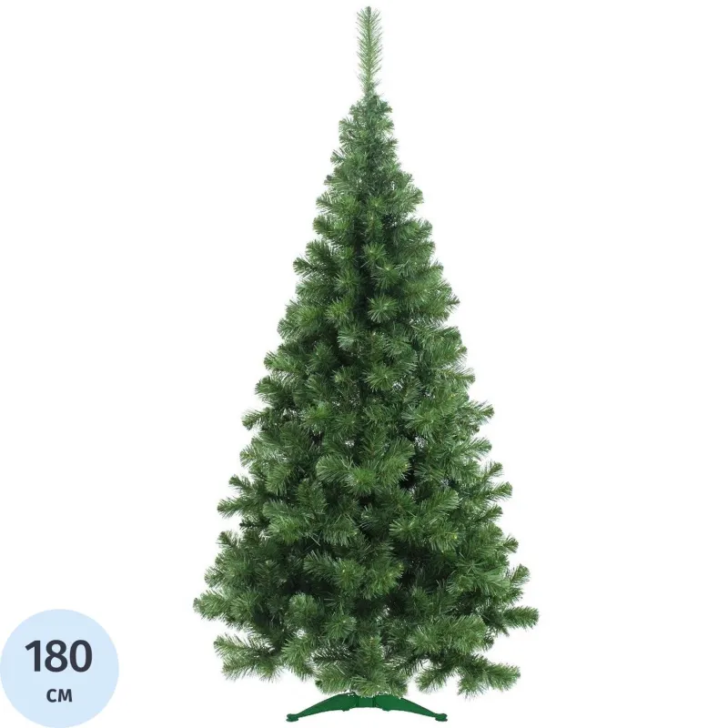 Елка искусственная Холидей 1,8 м ПВХ, зеленая 4118 - фото 1