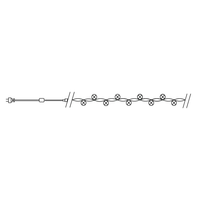 Гирлянда светодиодная линейная FERON CL02, 20LED, (мульт) 2м IP20 32282 - фото 4