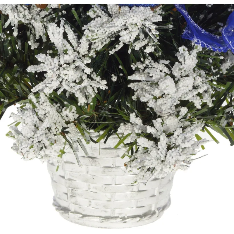 Елка , с декором, синий L20 W20 H30 см 237300 - фото 2