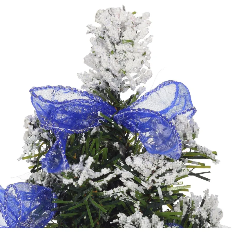 Елка , с декором, синий L20 W20 H30 см 237300 - фото 3